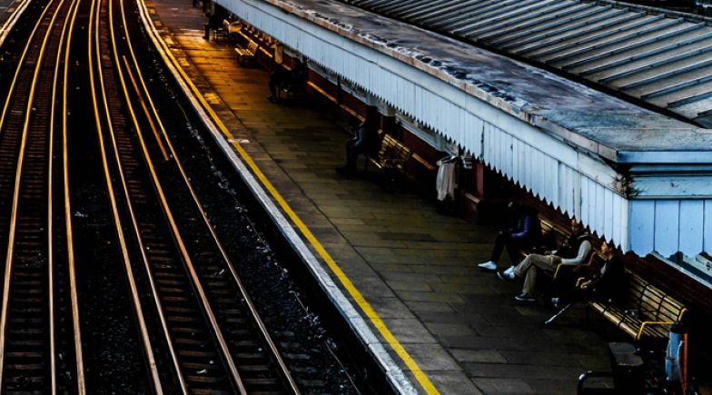 Train station platform